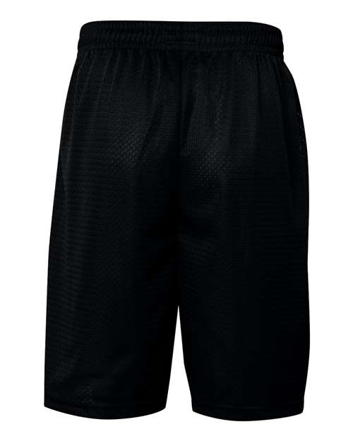 Men's Pro Mesh 9" Shorts with Pockets - Black Back
