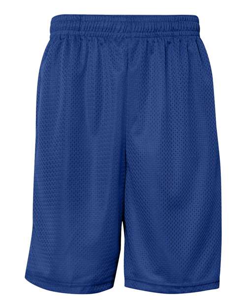 Men's Pro Mesh 9" Shorts with Pockets - Royal Front