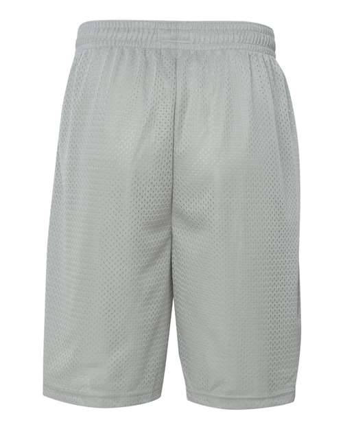 Men's Pro Mesh 9" Shorts with Pockets - Silver Back