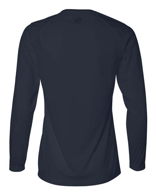 Women's B-Core Long Sleeve T-Shirt - Navy Back