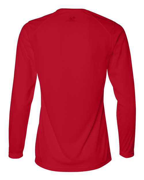 Women's B-Core Long Sleeve T-Shirt - Red Back