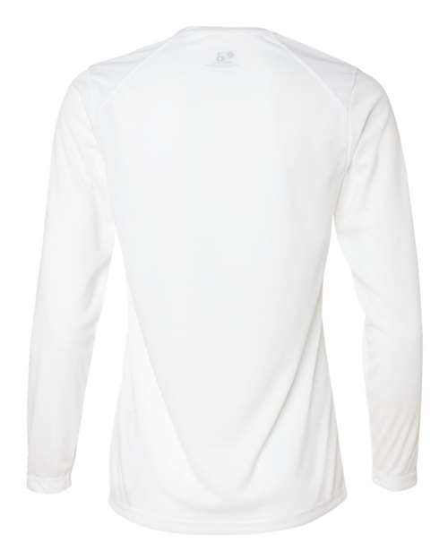 Women's B-Core Long Sleeve T-Shirt - White Back