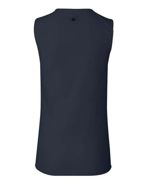 Women's B-Core Sleeveless T-Shirt - Navy Back