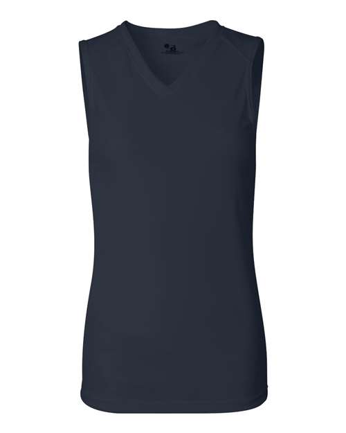 Women's B-Core Sleeveless T-Shirt - Navy Front