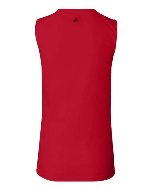 Women's B-Core Sleeveless T-Shirt - Red Back