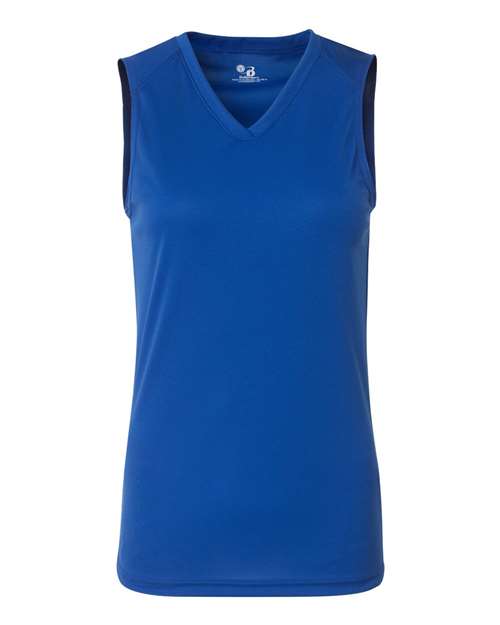 Women's B-Core Sleeveless T-Shirt - Royal Front