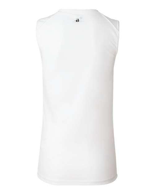 Women's B-Core Sleeveless T-Shirt - White Back