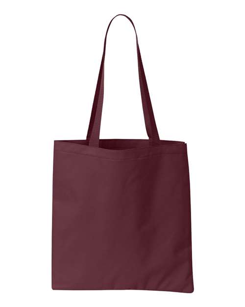 Madison Basic Tote Bag - Maroon Back