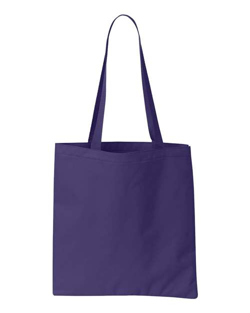 Madison Basic Tote Bag - Purple Back