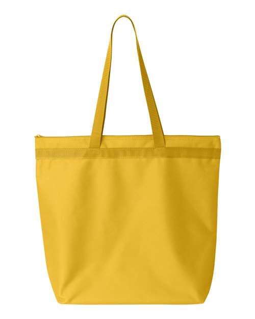Melody Large Tote - Bright Yellow Front