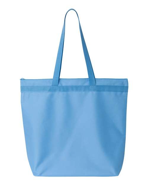 Melody Large Tote - Light Blue Front