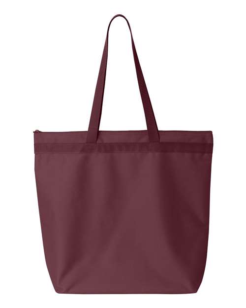 Melody Large Tote - Maroon Front
