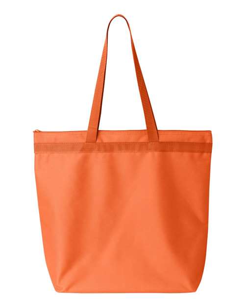Melody Large Tote - Orange Back
