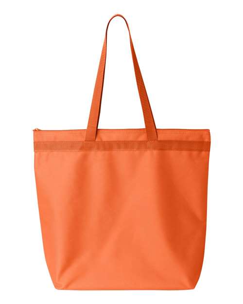 Melody Large Tote - Orange Front