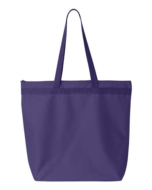 Melody Large Tote - Purple Front