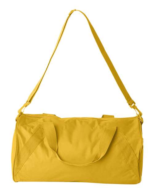 Recycled 18” Small Duffel Bag - Bright Yellow Back