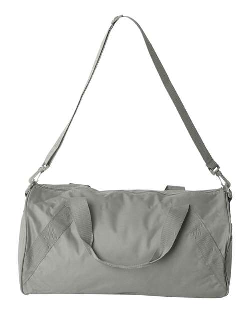 Recycled 18” Small Duffel Bag - Grey Back