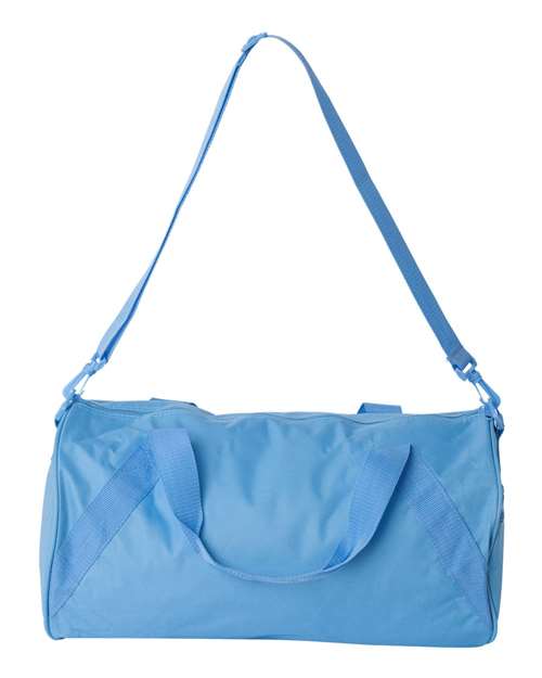 Recycled 18” Small Duffel Bag - Light Blue Front