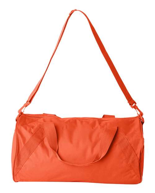 Recycled 18” Small Duffel Bag - Orange Back