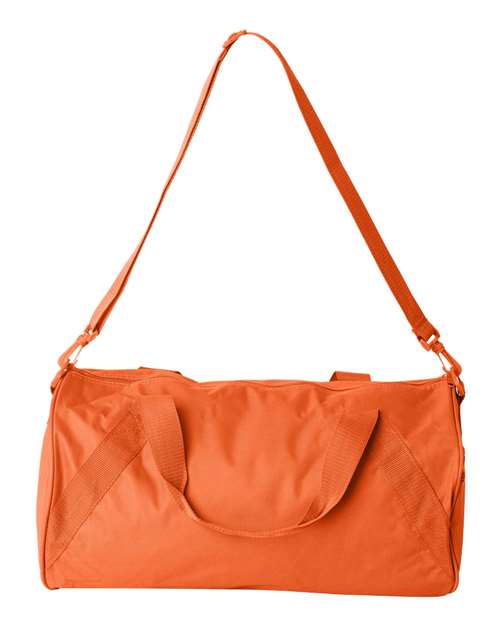 Recycled 18” Small Duffel Bag - Orange Front