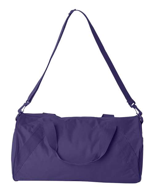 Recycled 18” Small Duffel Bag - Purple Back