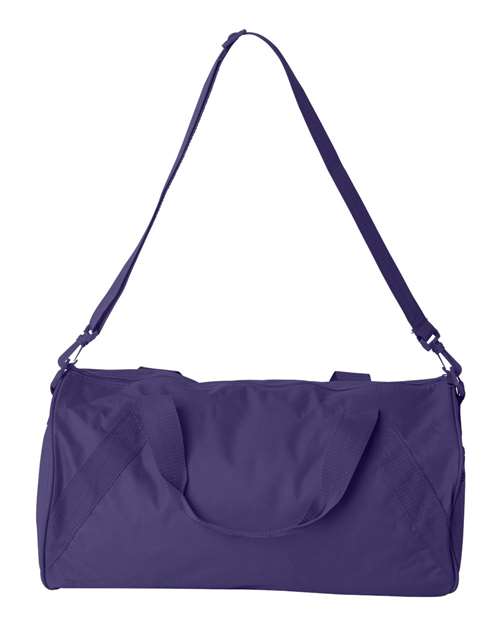 Recycled 18” Small Duffel Bag - Purple Front