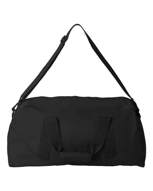 Recycled 23 1/2" Large Duffel Bag - Black Back