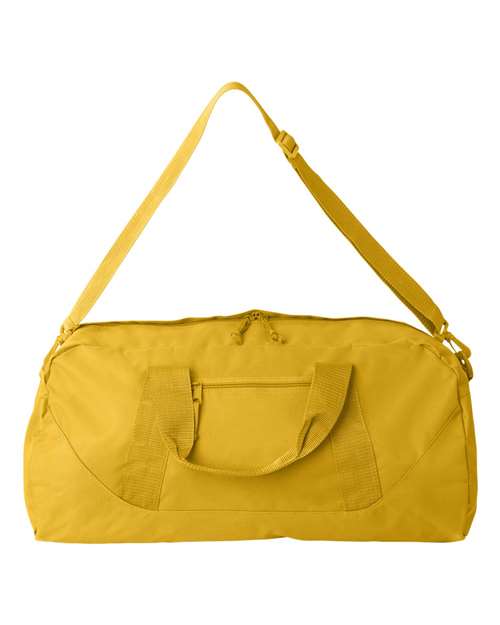 Recycled 23 1/2" Large Duffel Bag - Bright Yellow Front