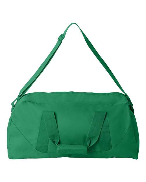 Recycled 23 1/2" Large Duffel Bag - Kelly Back