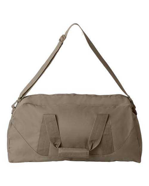 Recycled 23 1/2" Large Duffel Bag - Khaki Back