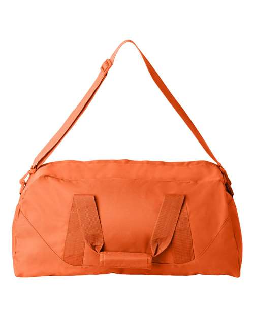 Recycled 23 1/2" Large Duffel Bag - Orange Back