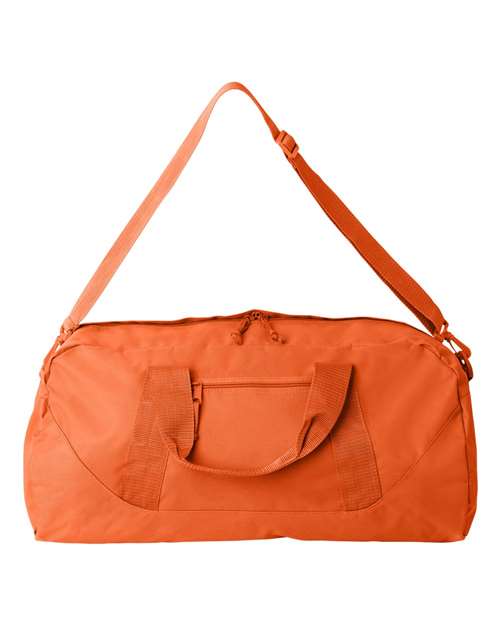 Recycled 23 1/2" Large Duffel Bag - Orange Front
