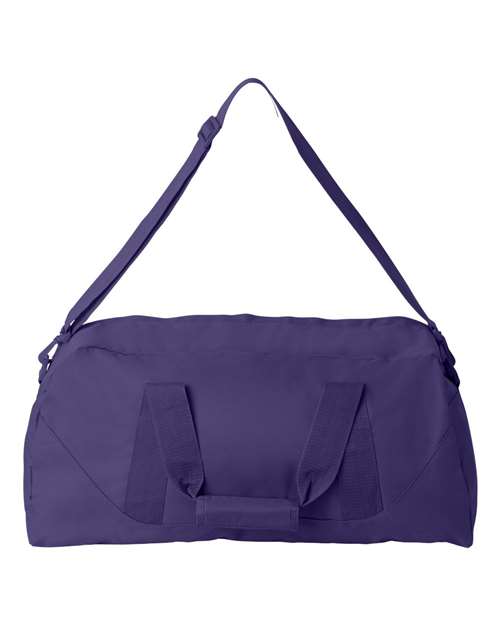 Recycled 23 1/2" Large Duffel Bag - Purple Back
