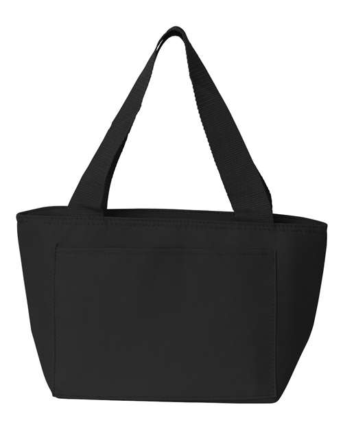 Recycled Cooler Bag - Black Front