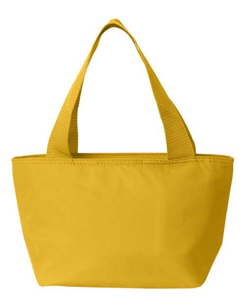 Recycled Cooler Bag - Bright Yellow Back