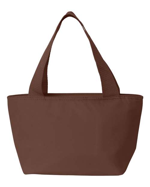 Recycled Cooler Bag - Brown Back