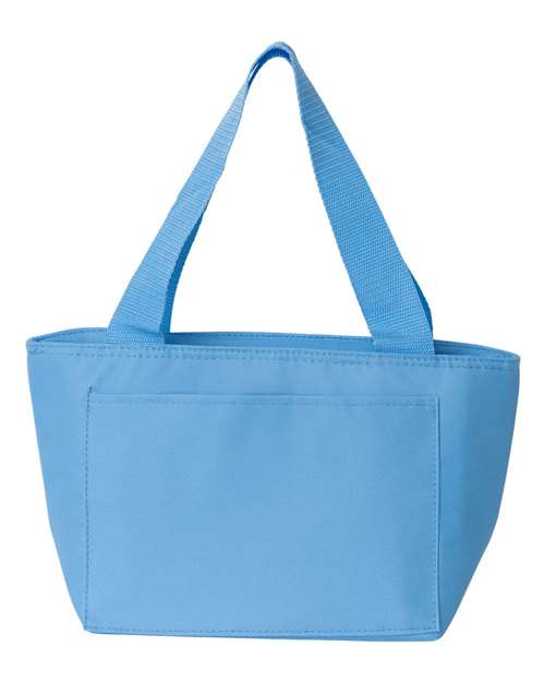 Recycled Cooler Bag - Light Blue Front
