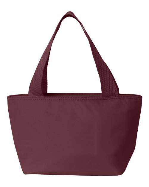 Recycled Cooler Bag - Maroon Back