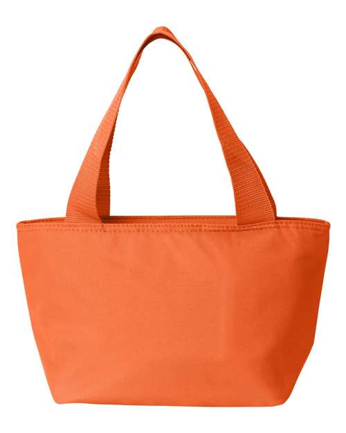 Recycled Cooler Bag - Orange Back