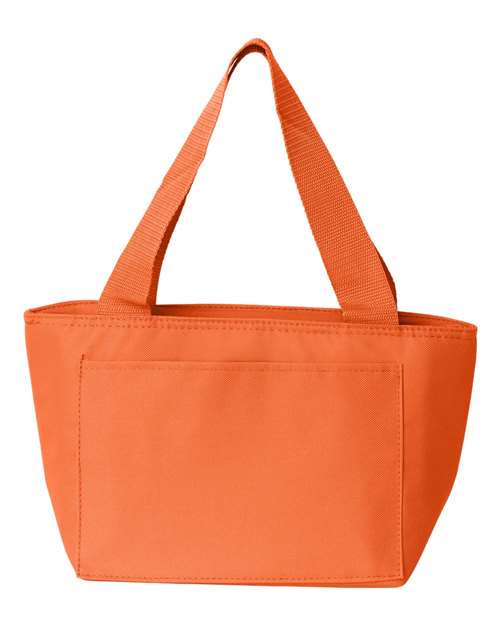 Recycled Cooler Bag - Orange Front