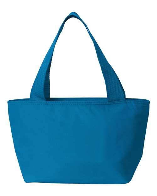 Recycled Cooler Bag - Turquoise Back