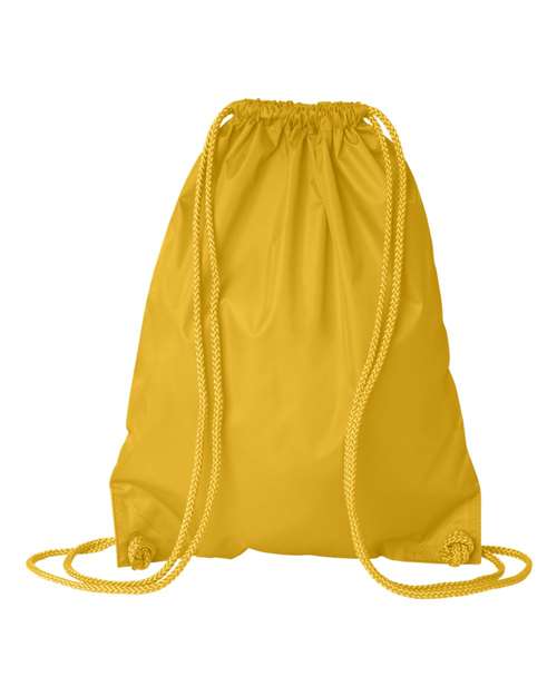 Drawstring Pack with DUROcord - Bright Yellow Back