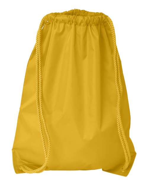 Drawstring Pack with DUROcord - Bright Yellow Front