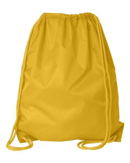 Large Drawstring Pack with DUROcord - Bright Yellow Back