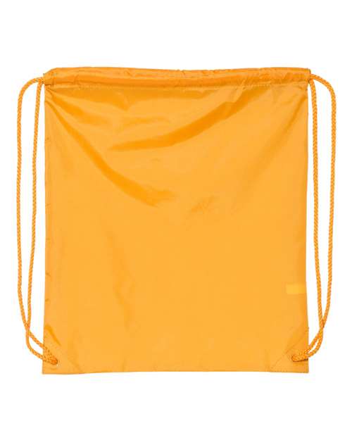 Large Drawstring Pack with DUROcord - Golden Yellow Front