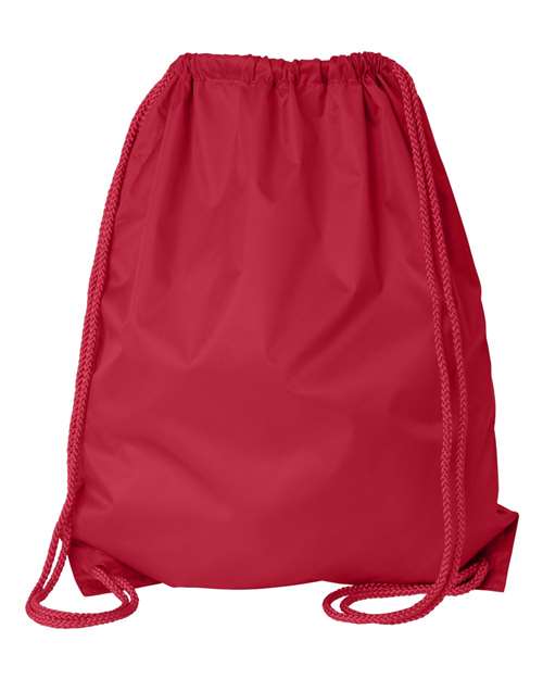 Large Drawstring Pack with DUROcord - Red Back