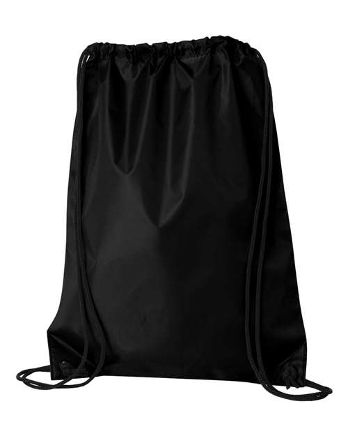Value Drawstring Backpack - Black Back
