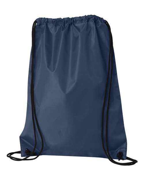 Value Drawstring Backpack - Navy Back