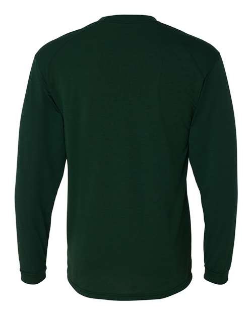 Men's B-Tech Cotton-Feel Long Sleeve T-Shirt - Forest Back