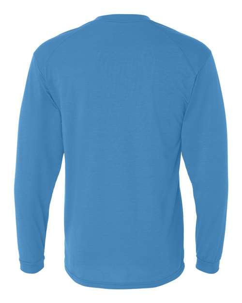 Men's B-Tech Cotton-Feel Long Sleeve T-Shirt - Columbia Blue Back